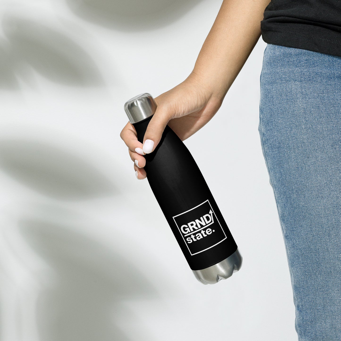 GRNDsate. Stainless steel water bottle